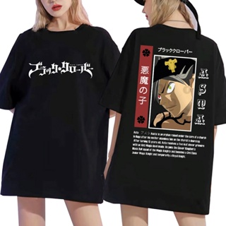 Japanese Anime Black Clover Asta T Shirt Men Summer Manga Graphic Cotton Tee Shirt Fashion Harajuku T-Shirts Short _01