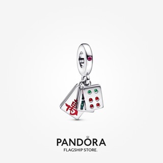 Pandora จี้ไพ่นกกระจอก ของขวัญวันเกิด สําหรับสุภาพสตรี p615