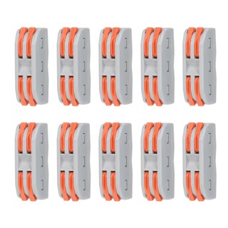 10pcs Wire Connectors Compact Splicing Connectors Cable Connector Set Lever Lock Connectors Universal Wiring Cable Conne
