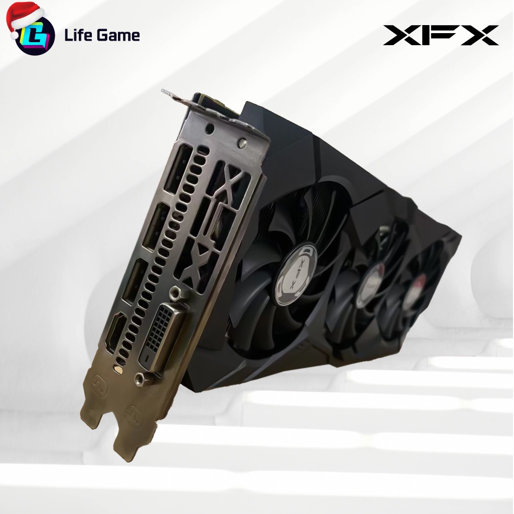 ใช้ XFX RX 590 RX590 2304sp 8G 8GB PROUD WOLF D6 TRI FAN AMD กราฟิก ...