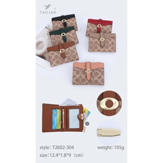 [พร้อมส่งในไทย]กระเป๋าสตางค์ ใบสั้น 2พับ classic&amp;moden กระเป๋าสตางค์ผู้หญิงสไตล์เกาหลี แฟชั่นมาใหม่ ของขวัญวันเกิด