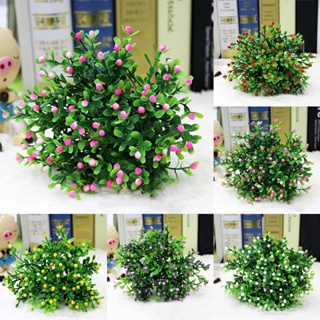 【AG】Artificial Plant Vivid Realistic Appearance Photo Props Home Decoration Fake Greenery Grass for Living Room
