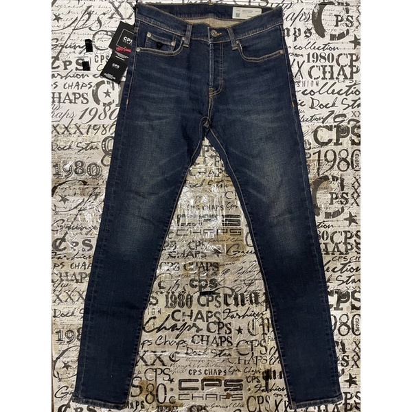 cps-chaps-jeans-blue-ja103-skinny-size-30-กางเกงยีนส์ผู้ชาย-เดฟชาย-ผ้ายืดมาก-แชปส์-สภาพใหม่มาก-รุ่นพี่ตูน-bodyslam