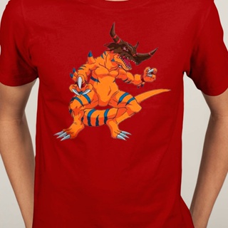 Short Sleeve T-shirt shirt Digimon Adventure Agumon Taichi Yagami Gabumon Yamato anime O-Neck Men Fashion cotton Ca_11