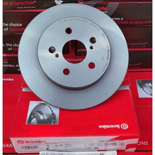 จานเบรค หลัง ราคา 1ใบ TOYOTA ALTIS ปี 2008-2018 ยี่ห้อ BREMBO HIGH CARBON รหัส A534 31 แท้