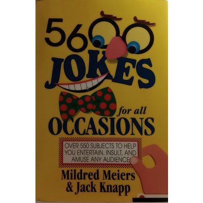 ภาษาอังกฤษ-5600-jokes-for-all-occasions-หนังสือหายากมาก