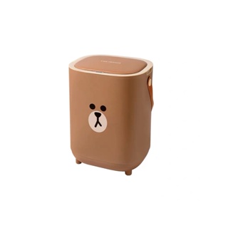 Automatic sensor trash bin Line Friend หมีบราวน์ ไลน์ ถังขยะเซนเซอร์ ถังขยะอัตโนมัติ ถังขยะอัจฉริยะ 16L