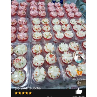 กล่องขนมปุยฝ้าย 2 ช่อง 4 ช่องและ 6 ช่อง 4 หลุม ฝาโดม กล่องพลาสติกใส กล่องขนมปุยฝ้าย