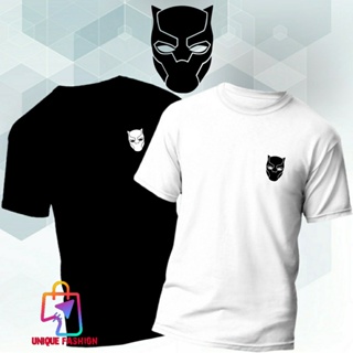 BLACK PANTHER 100% Cotton Unisex men women shirt Short Sleeve Round Neck T-shirt Solid Tee Baju_01