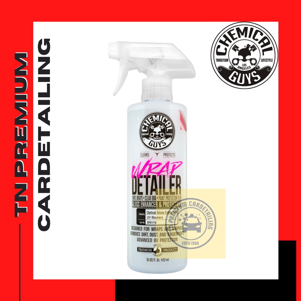 Chemical Guys Wrap Detailer Gloss Enhancer & Protectant for Vinyl Wraps ...