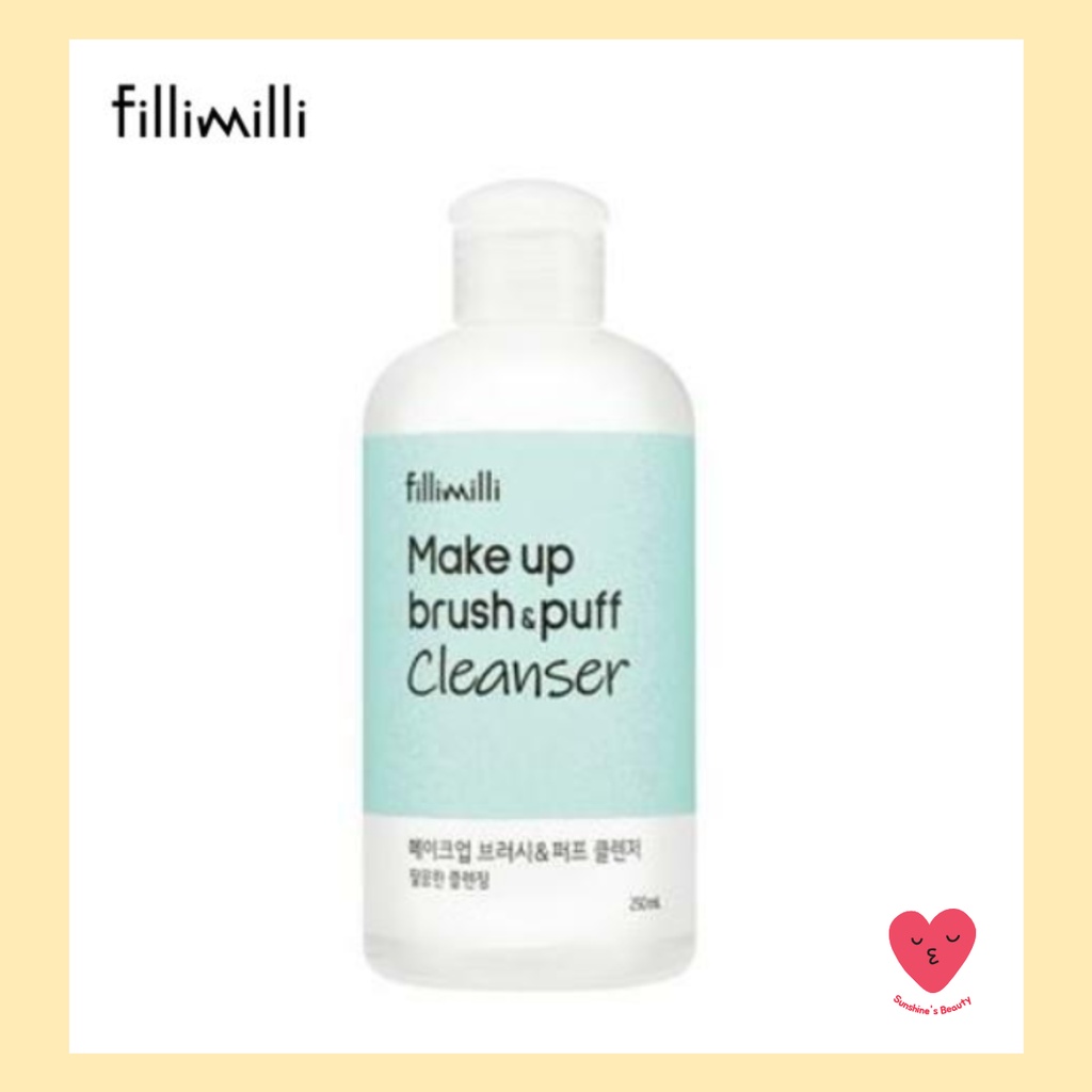 [fillimilli] แปรงแต่งหน้า และพัฟทําความสะอาด 250 มล. | Shopee Thailand