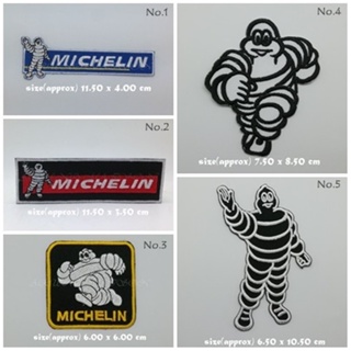 ตัวรีดติดเสื้อ Michelin ตกแต่งเสื้อผ้า แจ๊คเก็ต Embroidered Iron on Patch  DIY