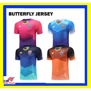 Butterfly เสื้อกีฬาปิงปอง ลาย PING PONG BAJU