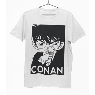 เสื้อยืดราคาถูกเสื้อยืด เสื้อคู่ Unisex รุ่น Conan T-Shirt สวยใส่สบายแบรนด์ Khepri 100%cotton comb ลายพิมพ์รีดทับได้เลย