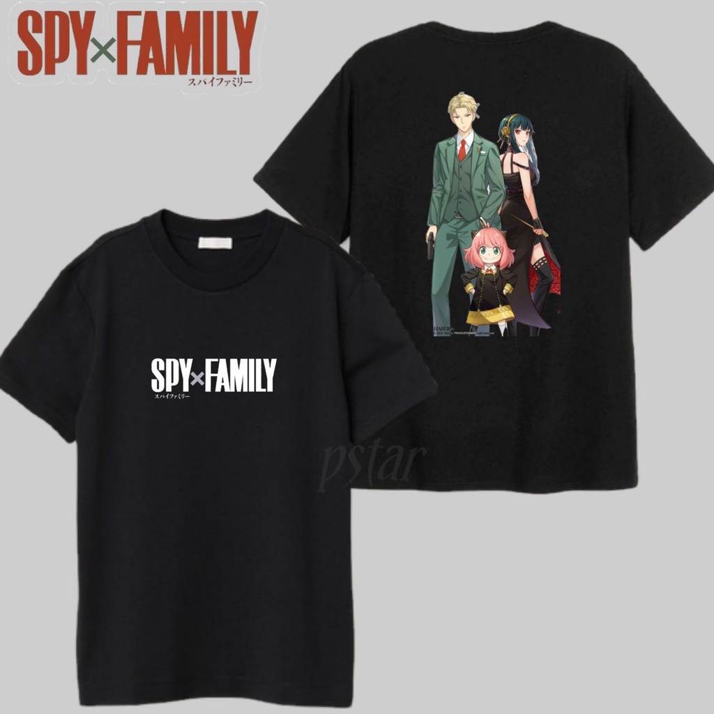 เสื้อยืด-ผ้าฝ้าย-พิมพ์ลายการ์ตูนอนิเมะ-spy-x-family-cotto-combed-30s-สําหรับครอบครัว-05