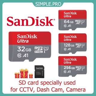 ภาพหน้าปกสินค้าSandisk Micro SDCard High Speed 120mbs  พิเศษสำหรับ CCTV, Dash Cam, Camera SD Card 32GB/64GB/128GB/256GBการ์ดหน่วยความจำ ที่เกี่ยวข้อง