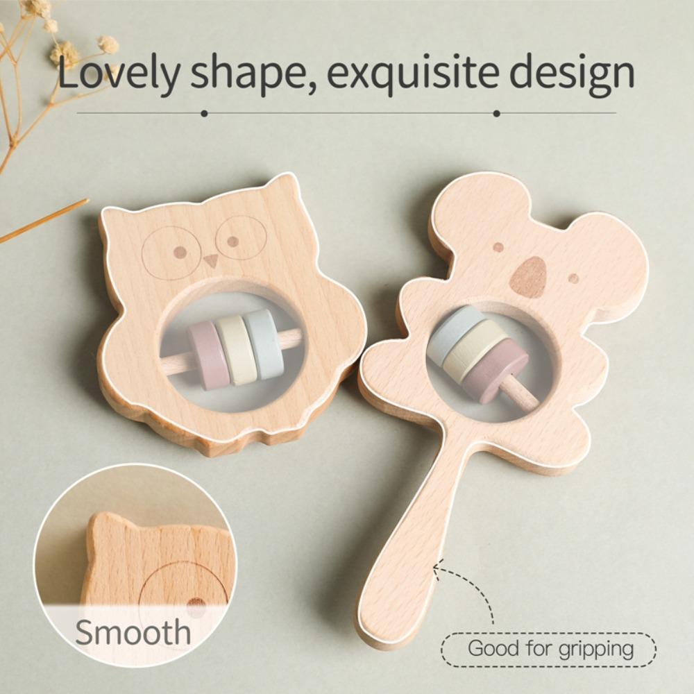 eutus-ของเล่นกระดิ่งไม้-รูปนกฮูก-โคอาล่า-3d-ของขวัญวันเกิด-สําหรับเด็ก