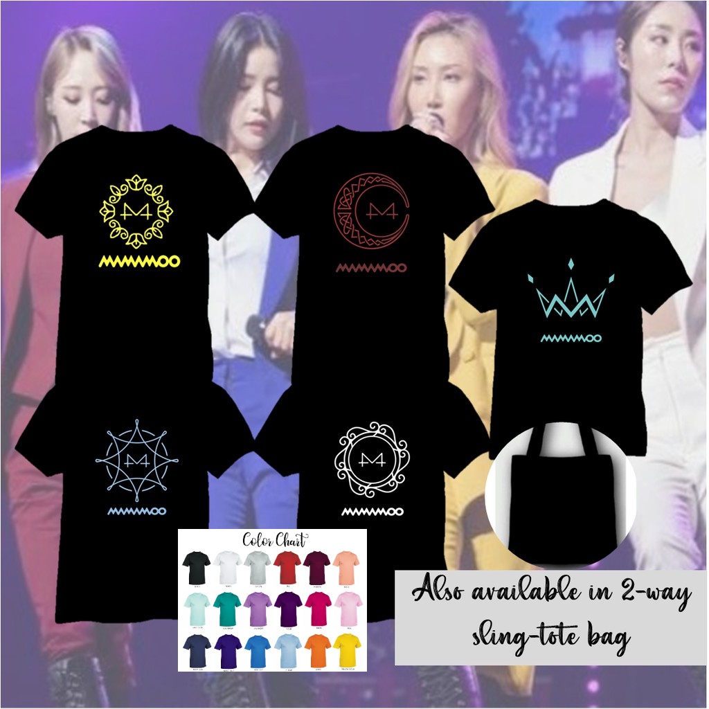 mamamoo-shirt-or-sling-tote-bag-kpop-yellow-flower-red-moon-blue-white-wind-purple-11