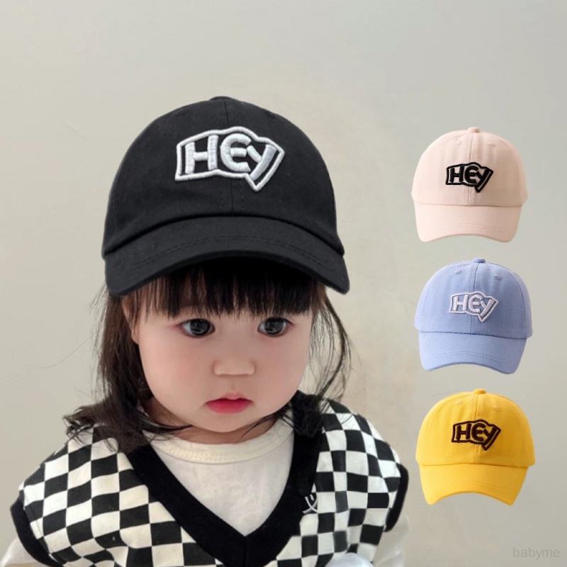 หมวกเบสบอล-พิมพ์ลายตัวอักษร-emberidery-สวมใส่สบาย-สไตล์เกาหลี-สําหรับเด็กผู้ชาย-และเด็กผู้หญิง
