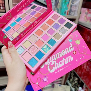 พาเลททาตา Diamond Charm 21 Colors เนื้อแมท ชิมเมอร์ กริตเตอร์