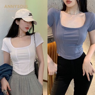 เสื้อครอปแขนสั้น  พิมพ์ลายดอกไม้  สำหรับผู้หญิง  เสื้อครอปสไตล์แฟชั่น  สำหรับผู้หญิง  เนื้อผ้านุ่มสบาย