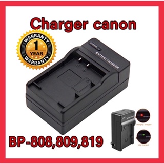 แท่นชาร์จแบตกล้องวีดีโอ Canon BP-808 BP808 BP-808U BP-809 BP-819 Camcoder  Charger for Canon FS21 FS22 FS30 FS300 FS31