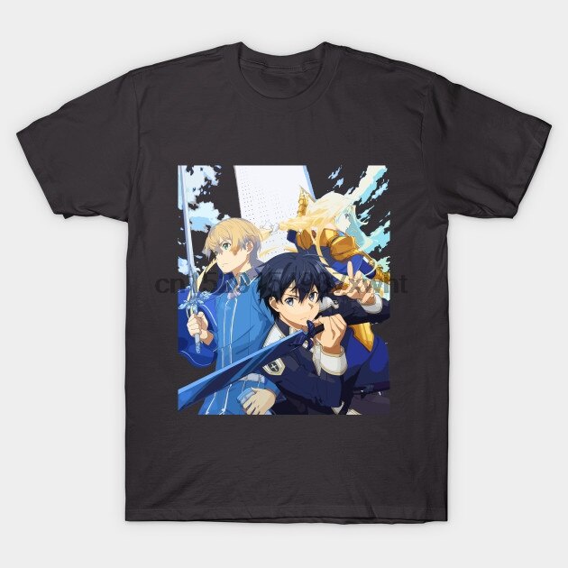 เสื้อยืด-ผ้าฝ้าย-พิมพ์ลาย-sword-art-online-alicization-สําหรับผู้ชาย-05