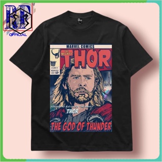 เสื้อยืด พิมพ์ลาย Thor LOVE AND THUNDER VINTAGE| เสื้อยืด พิมพ์ลายการ์ตูนมาร์เวล ธอร์ | เสื้อยืด สีดํา สําหรับผู้ชา_07