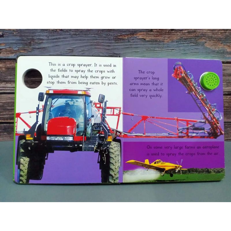 boardbook-มือสอง-my-first-sound-book-farm-vehicles