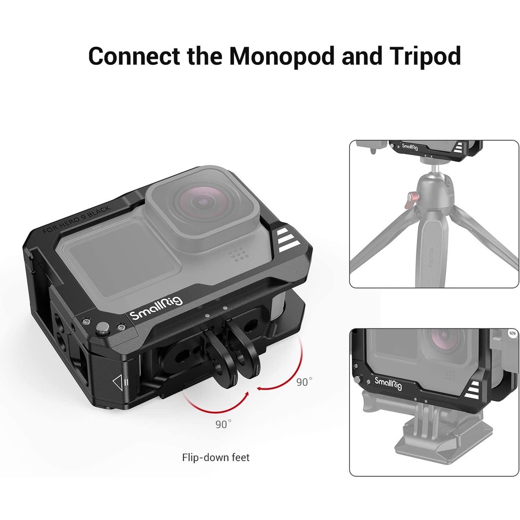 Smallrig Gopro Hero 11/10/9 กรงสีดําสําหรับกล้อง 3084B | Shopee Thailand