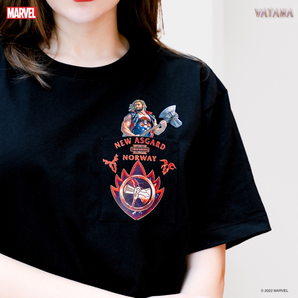 vatana-เสื้อยืดแขนสั้น-สีดำ-พิมพ์ลาย-thor-new-asgard-pocket-07