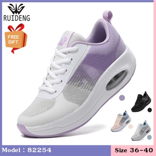 สินค้า RUIDENG-82254 รองเท้าผ้าใบผู้หญิงเพื่อสุขภาพ ความสูง 5 cm. น้ำหนักเบา นุ่ม ระบายอากาศได้ดี มี 4 สี ไซส์ 36-40 มีพร้อมส่ง