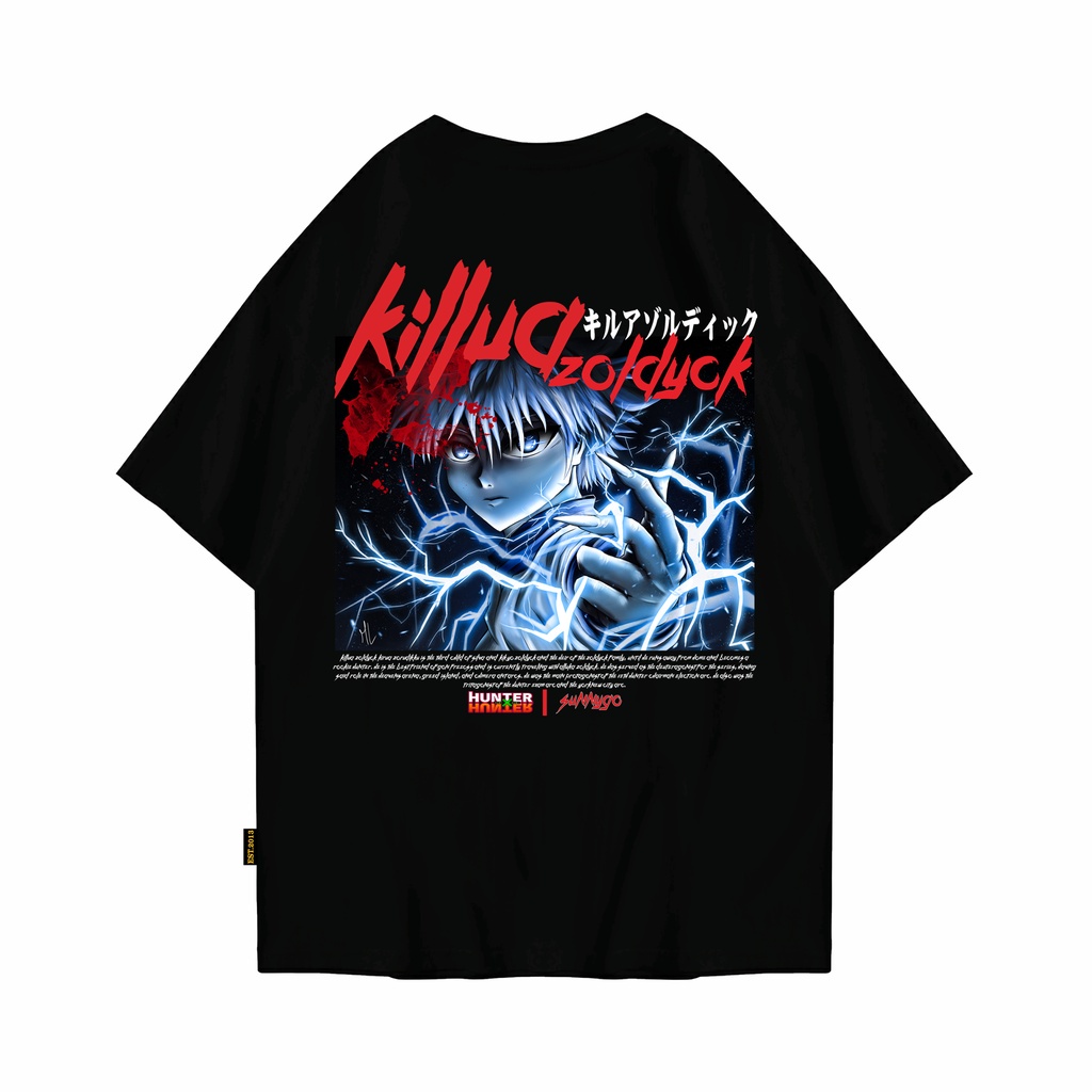 l-hot-tshirts-เสื้อยืด-พิมพ์ลายอนิเมะ-hunterxhunter-killua-zoldyck-เสื้อยืด-ลาย-killua-สีดํา2022-05