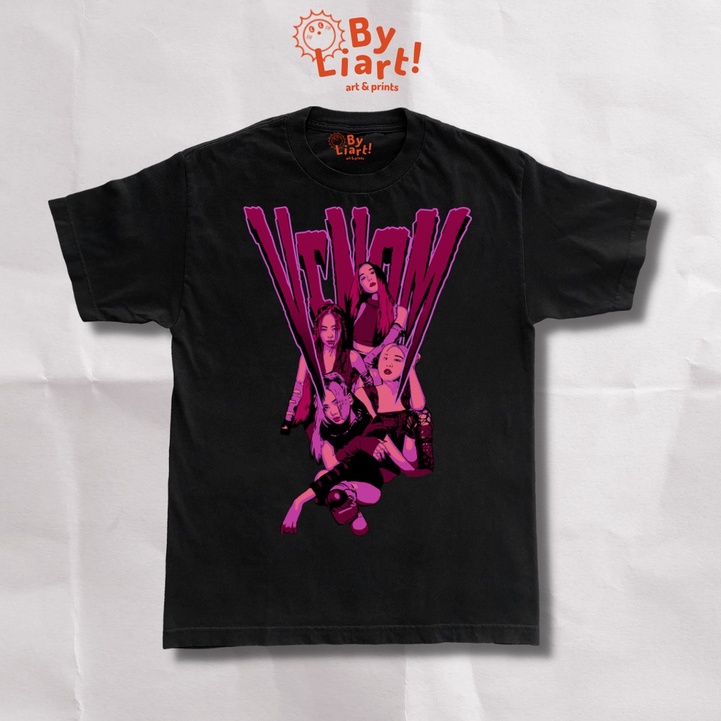 blackpink-pink-venom-kpop-graphic-t-shirt-fanmade-oversize-short-sleeve-street-style-05