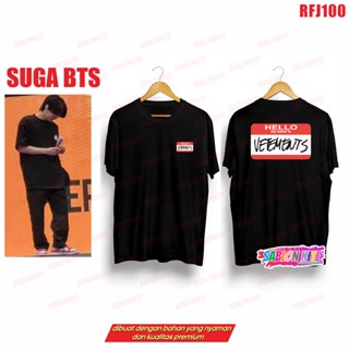 !! เสื้อยืด พิมพ์ลาย Bts SUGA MIN YONGGI HELLO MY NAME IS RFJ100 UNISEX_03