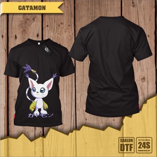 T-shirt Digimon Sablon DTF Cotton Combed24s Distro For Adult Women_11