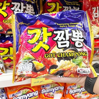 🔥🔥🔥  ️️  Samyang Got Champong 120G.  มาม่าเกาหลี เผ็ดโคตร samyang อร่อยได้ไม่ยั้ง กำลังเป็นที่นิยม มาม่าเผ็ด   จัมปง
