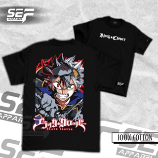 SEF Apparel Asta Black Clover Unisex T shirt CVC Cotton Best Quality 220gsm_01