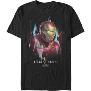 Iron Man Portrait Avengers Endgame T-Shirt เสื้อยื เสื้อยืดวินเทจ_07