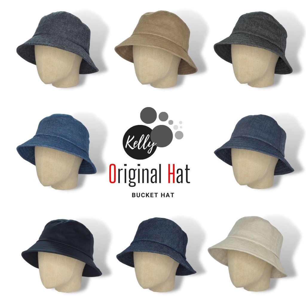 ภาพหน้าปกสินค้าหมวกบักเก็ตเปล่า BUCKET ORIGINAL HAT Size 57.5 cm. SET 5/9(UNISEX) จากร้าน sorapong2526.sd บน Shopee