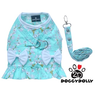Pet cloths -Doggydolly ชุดเสื้อสายจูง ชุดรัดอก  เสื้อผ้าแฟชั่น เสื้อผ้าสัตว์เลี้ยง เสื้อผ้าหมาแมว ชุดจูง DCL2