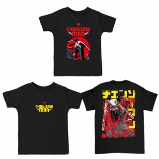 เสื้อยืดสีขาวเสื้อยืดคอกลมGilan เสื้อยืด พิมพ์ลาย CHAINSAW MAN DENJI ANCIENT DEVIL Series-KA 008S-4XLS-4XL