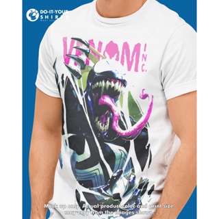 Marvel Venom Ripped Unisex Tshirt White_01