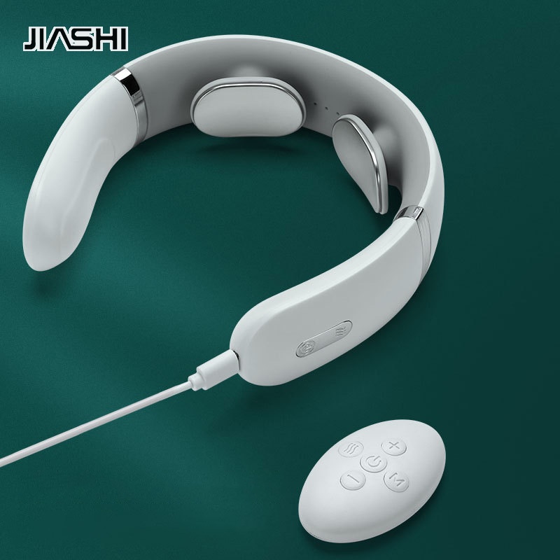 jiashi-เครื่องนวดคอไฟฟ้า-ตัวป้องกันคอความร้อนชีพจรแม่เหล็กไฟฟ้า-สารพัดประโยชน์-นวดกระดูกสันหลังส่วนคอ-คลายความเมื่อยล้าของกล้ามเนื้อ