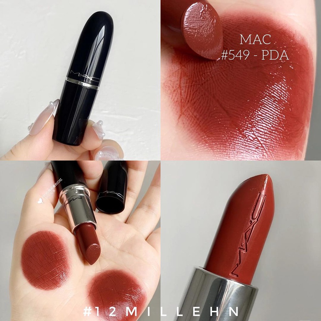 sep02-ส่งฟรี-mac-lustreglass-lipstick-rouge-3g-ลิปสติกที่ให้เนื้อสัมผัสบางเบาเป็นพิเศษ-pda-business-casual-posh-pit