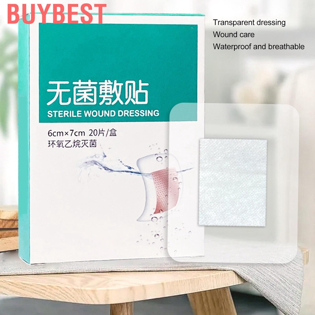 buybest-20pcs-adhesive-wound-dressing-professional-breathable-waterproof-bath-transparent-pu-film