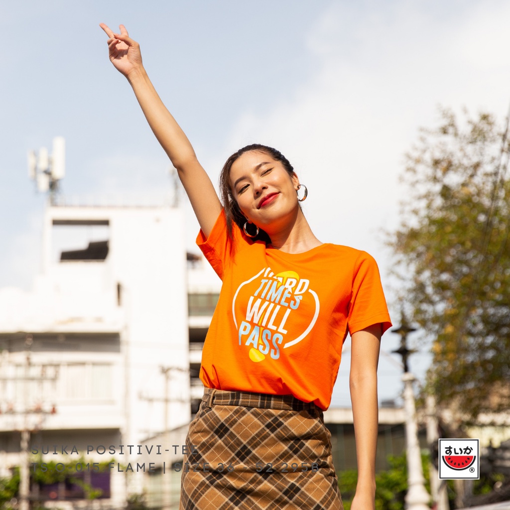 แตงโม-suika-เสื้อแตงโม-positivi-tees-คอกลมพิมพ์ลาย-hard-things-will-pass-ts-o-015