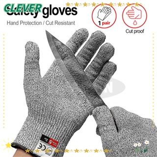 Clever ถุงมือตาข่ายโลหะ สเตนเลส ป้องกันไฟฟ้าสถิตย์ 1 คู่