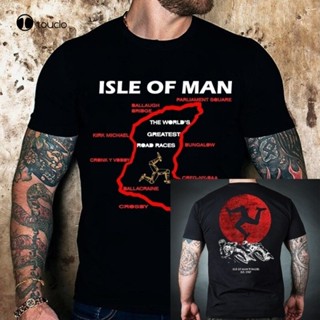 Isle Of Man Classic Tt Vintage รถจักรยานยนต์เสื้อยืด Tee เสื้อS-5XL