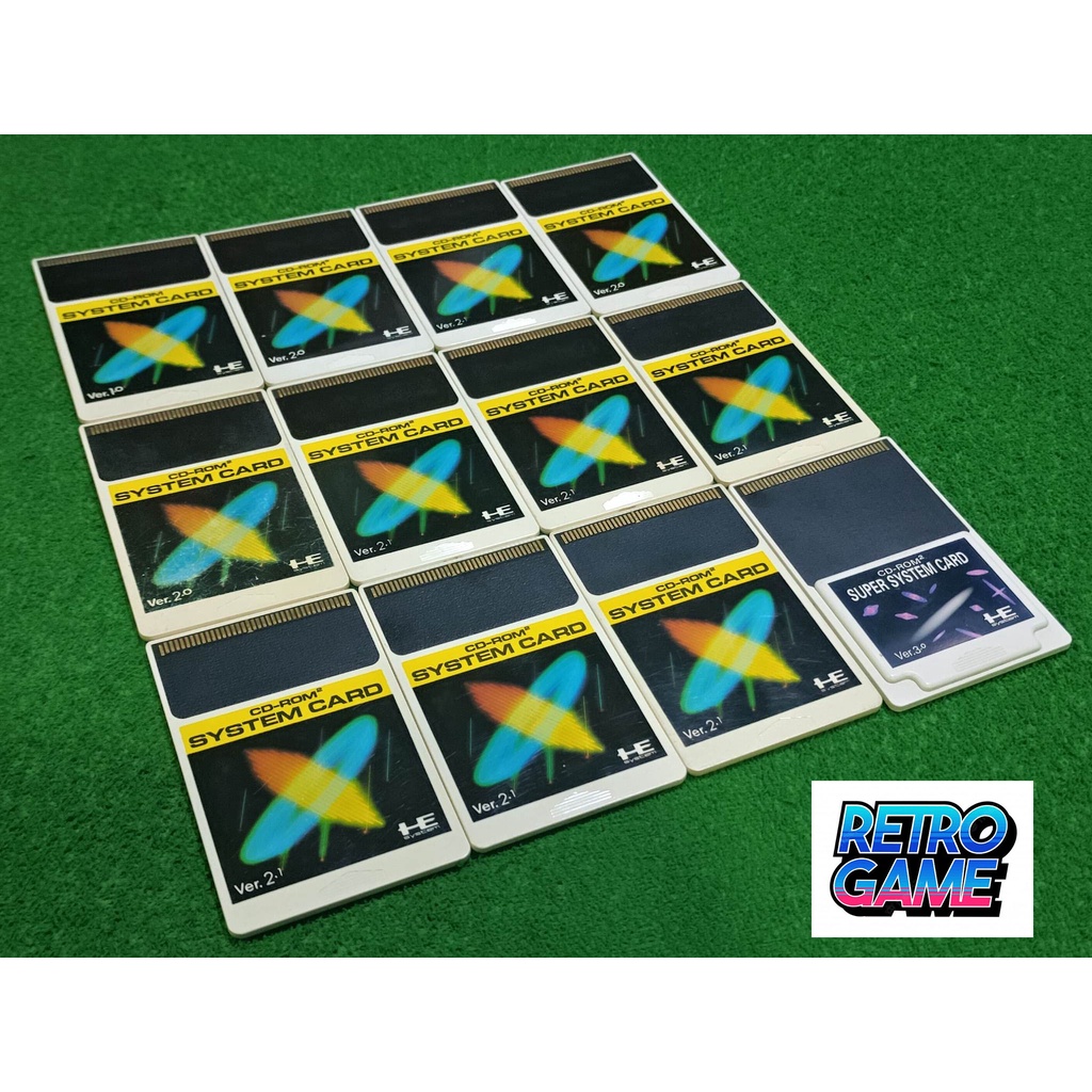 PC Engine CD Rom HU Card แผ่น System Card Japan Shopee Thailand